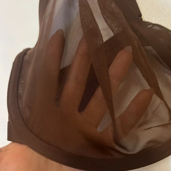 CUUP Brown Mesh Bra - Picture 5 of 5
